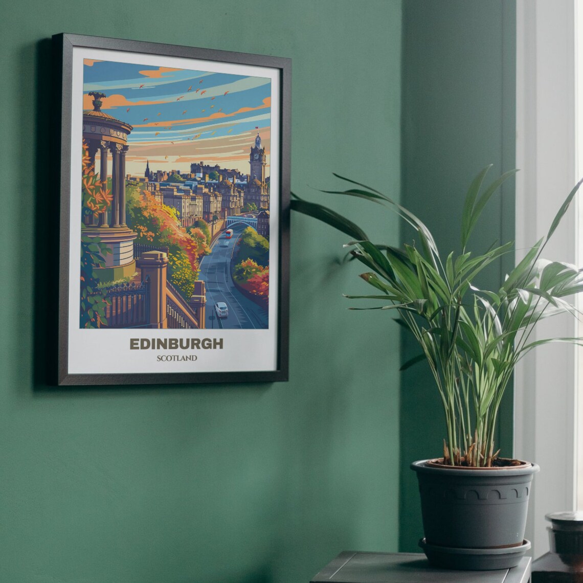 Edinburg Travel Poster, Scotland Wall Art Print - Image 5