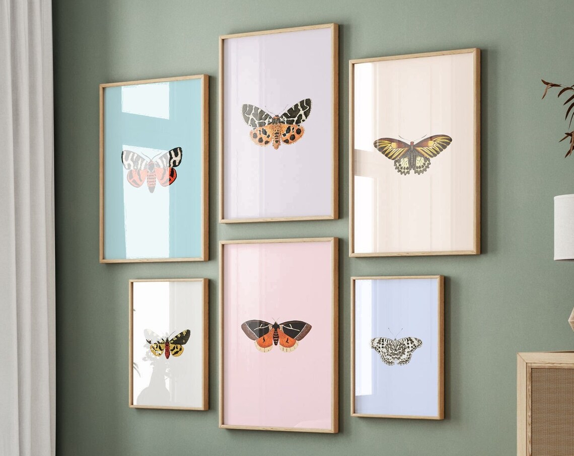 Butterfly Wall Art Set, Modern Nursery Art Print - Image 5