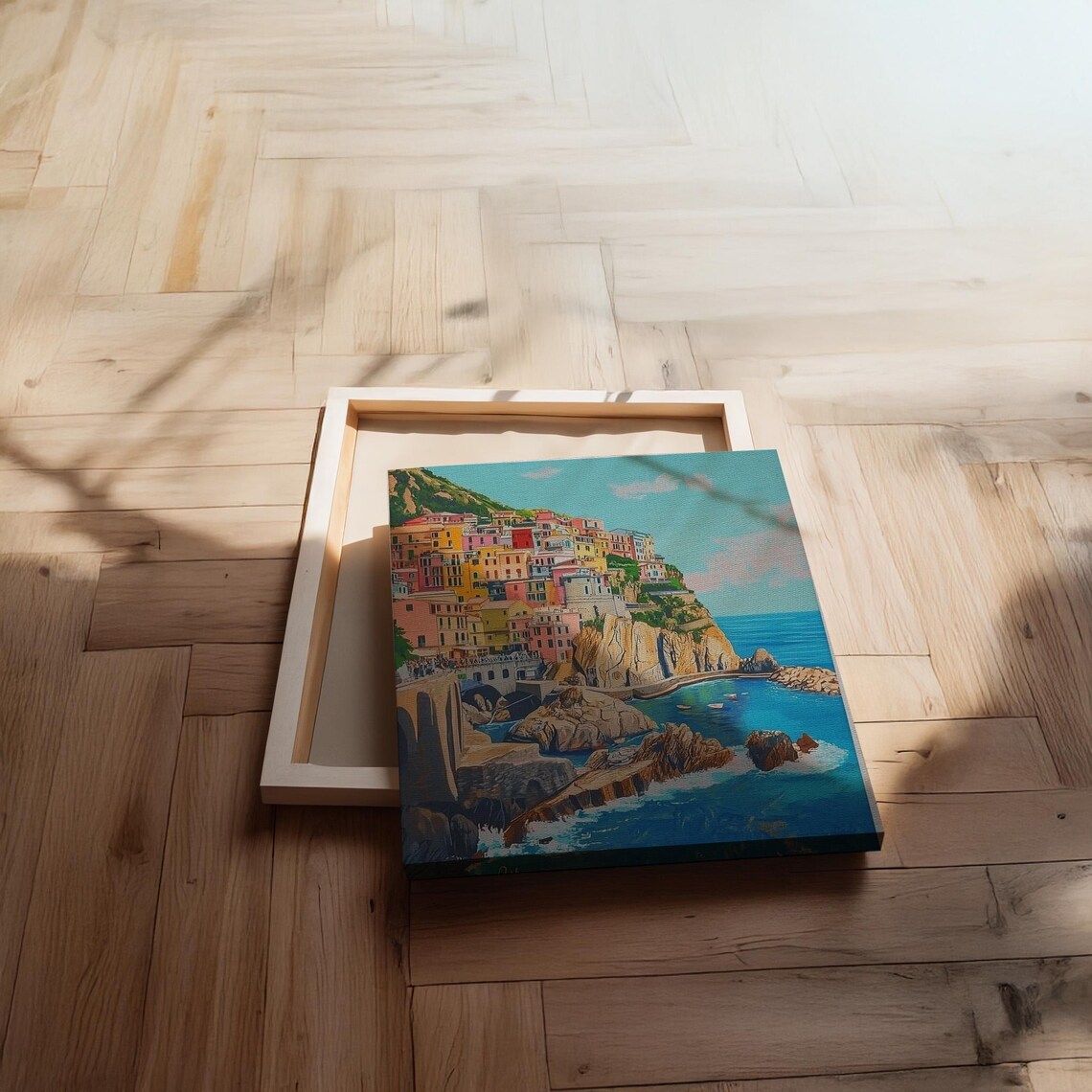 Cinque Terre Italy Coastal Town Colorful Cliffside Village Wall Art - Image 2