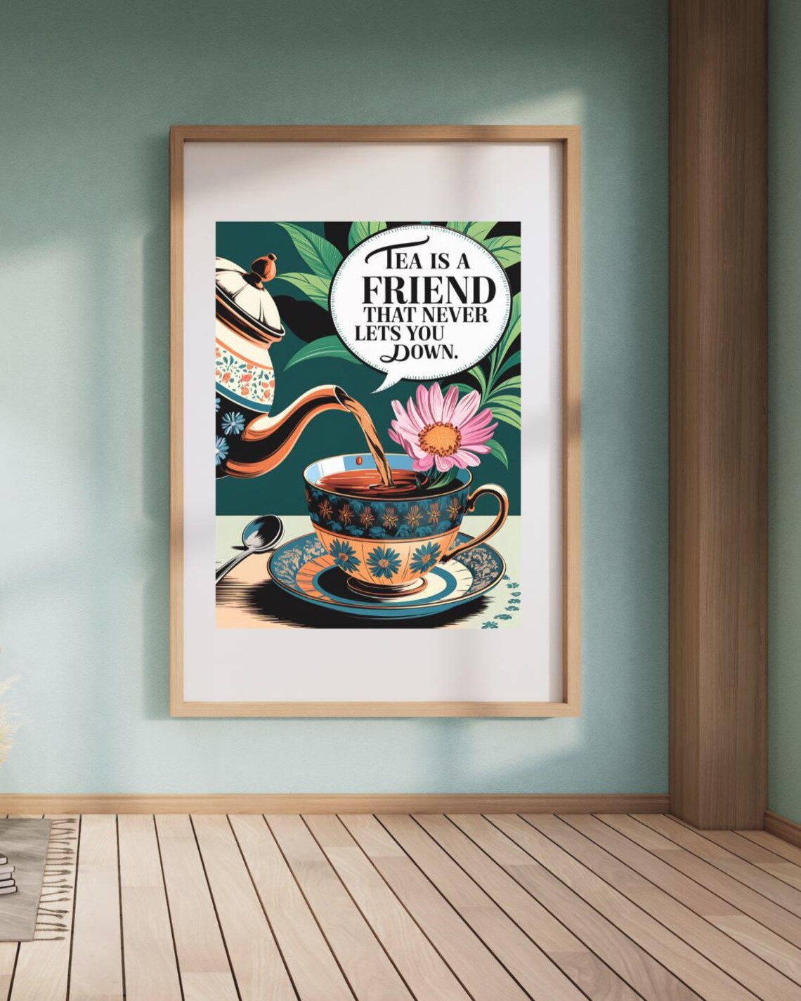 Tea Wall Art, Tea Humour Dining Room Decor - Image 5