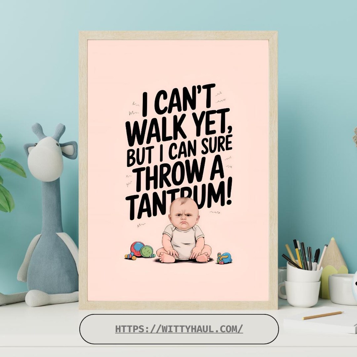 Baby Nursery Wall Art, Funny Nursery Artwork - Image 5