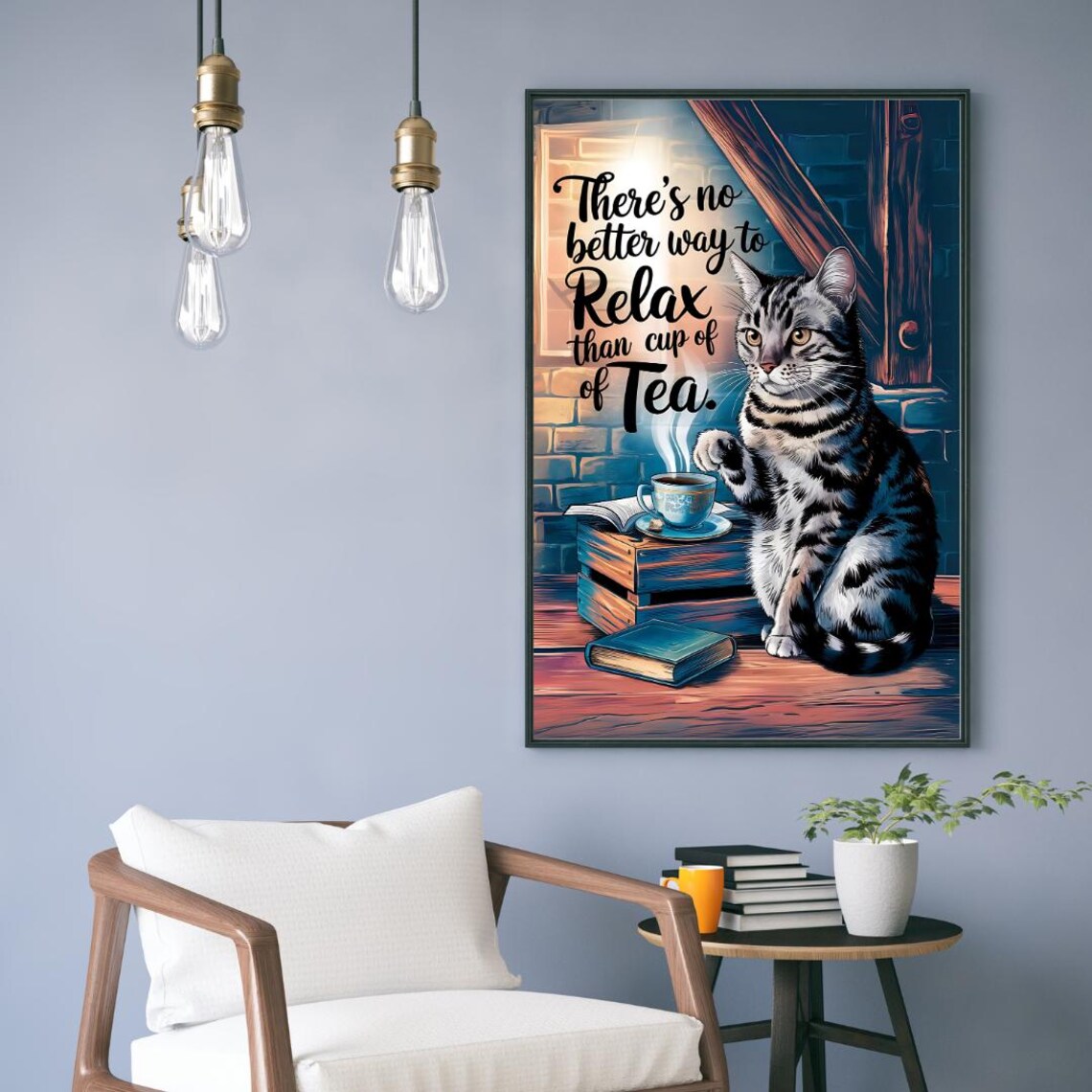 Funny Tea Wall Art, Tea Lover Kitchen Decor - Image 3
