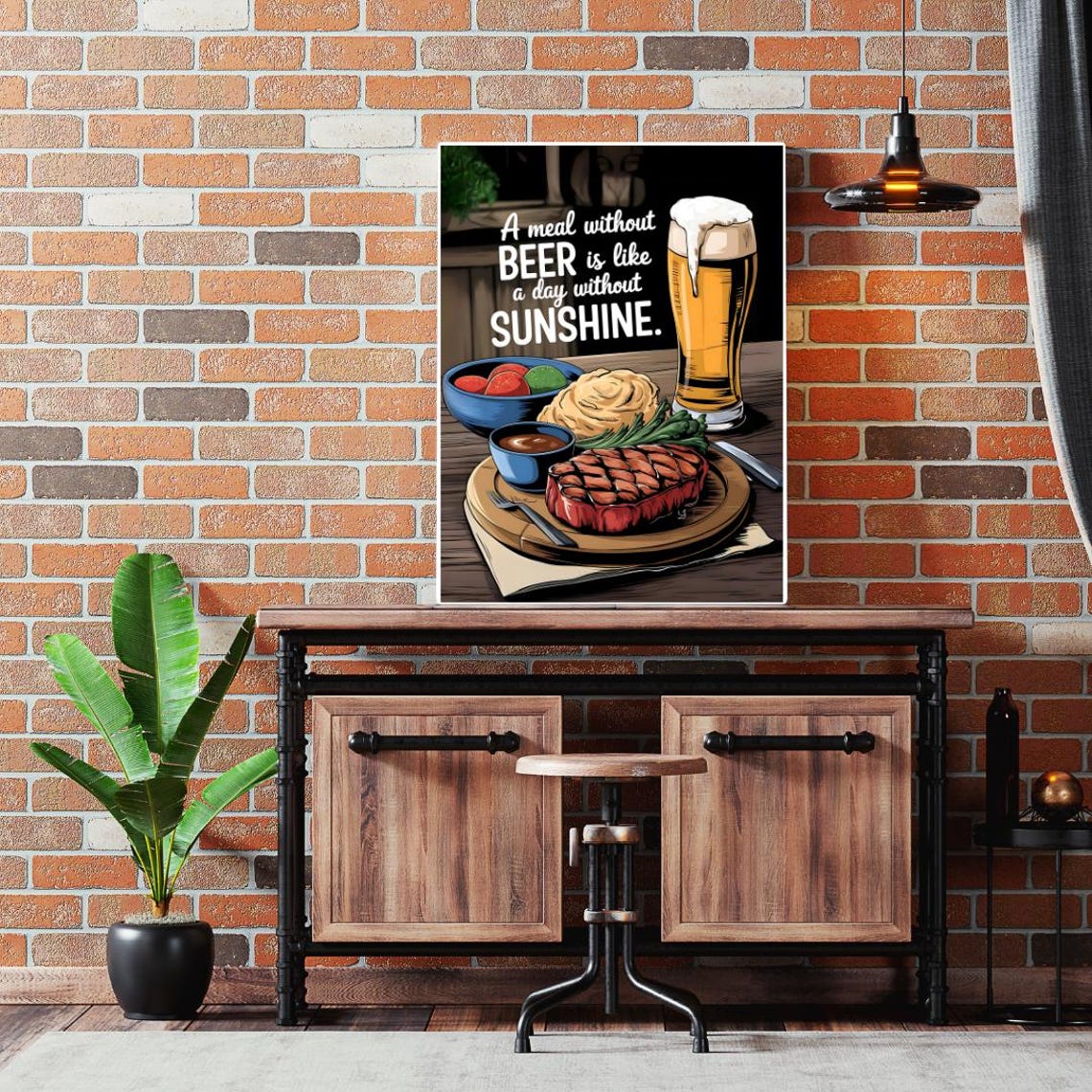Bar Cart Decor, Retro Kitchen Wall Art - Image 5