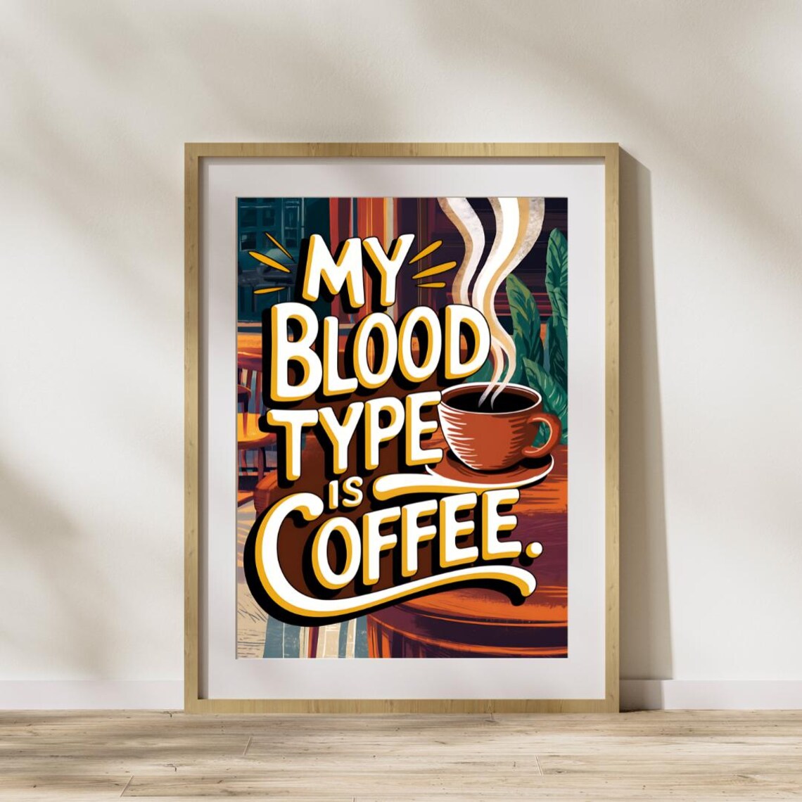 Coffee Wall Art, Trendy Bar Decor Poster - Image 5