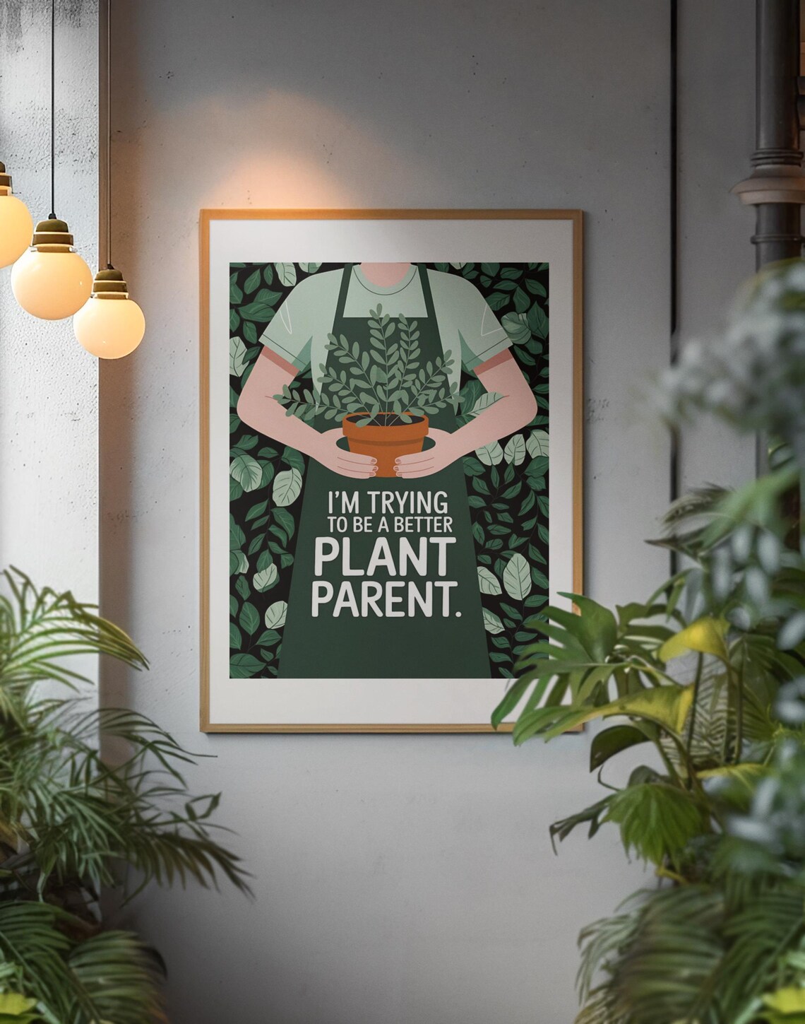 Vegan Poster, Environmental Wall Art Print - Image 3