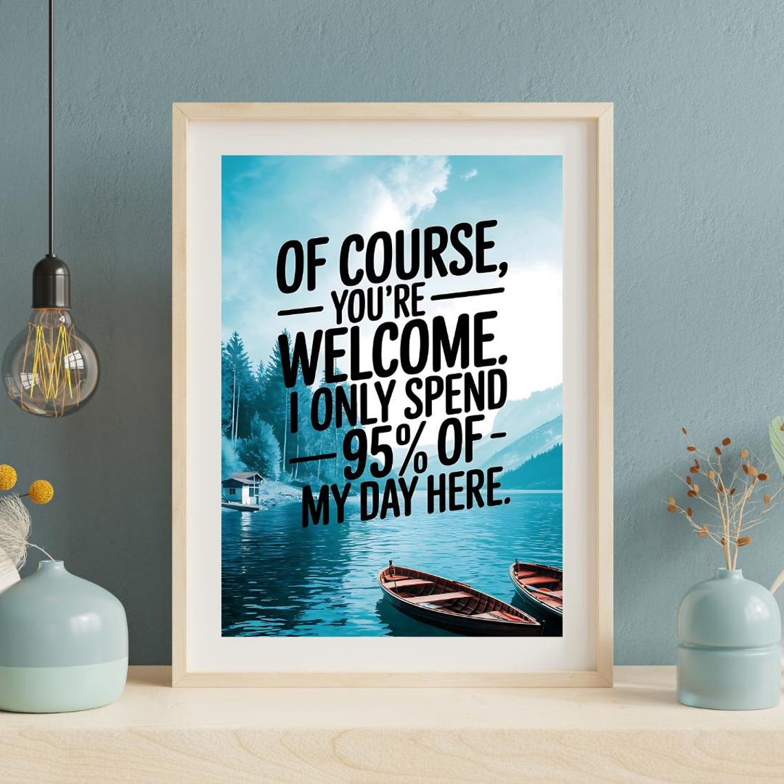 Funny Toilet Art Print, Bathroom Decor - Image 3