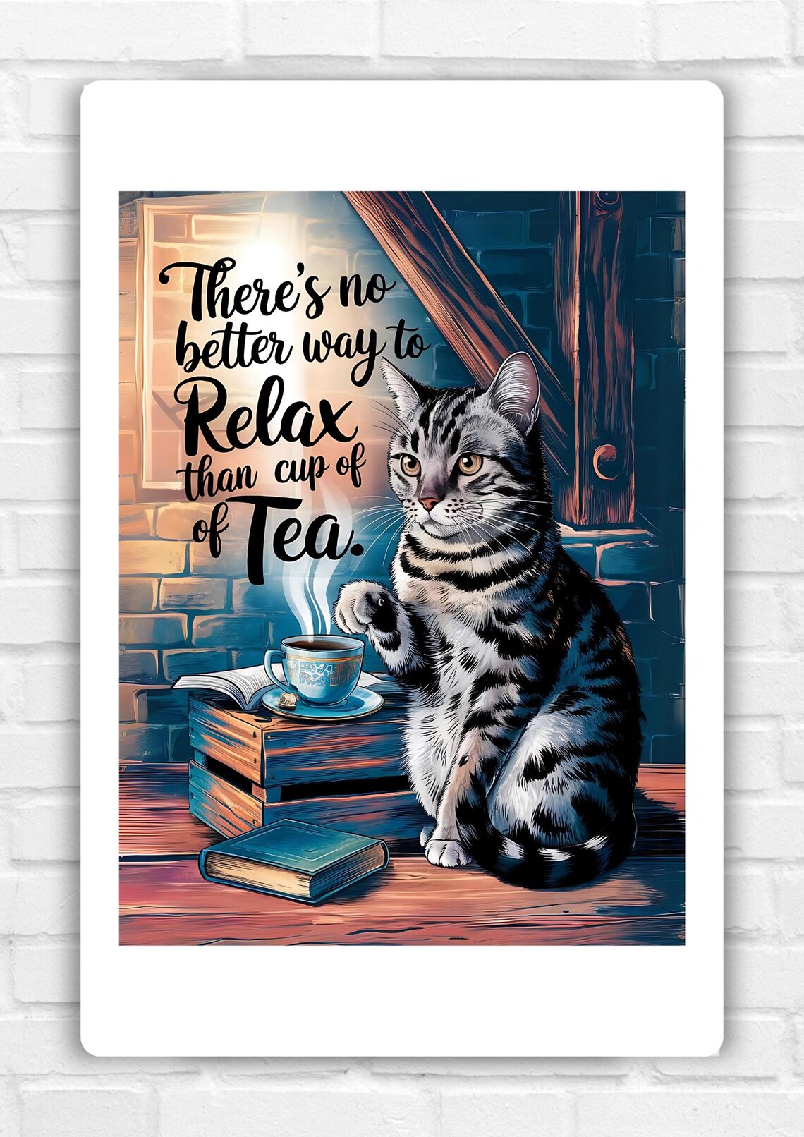 Funny Tea Wall Art, Tea Lover Kitchen Decor - Image 6