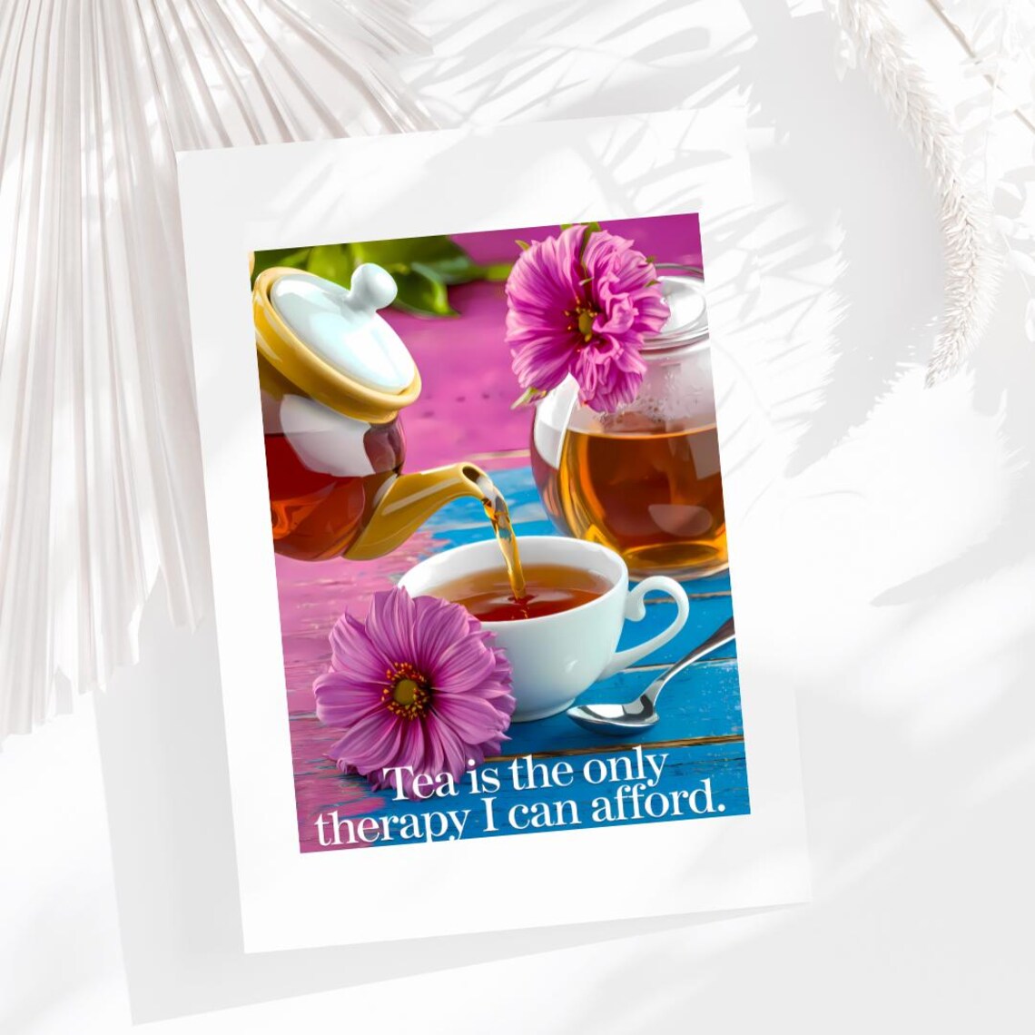 Tea Wall Art, Modern Tea Decor Poster - Image 3