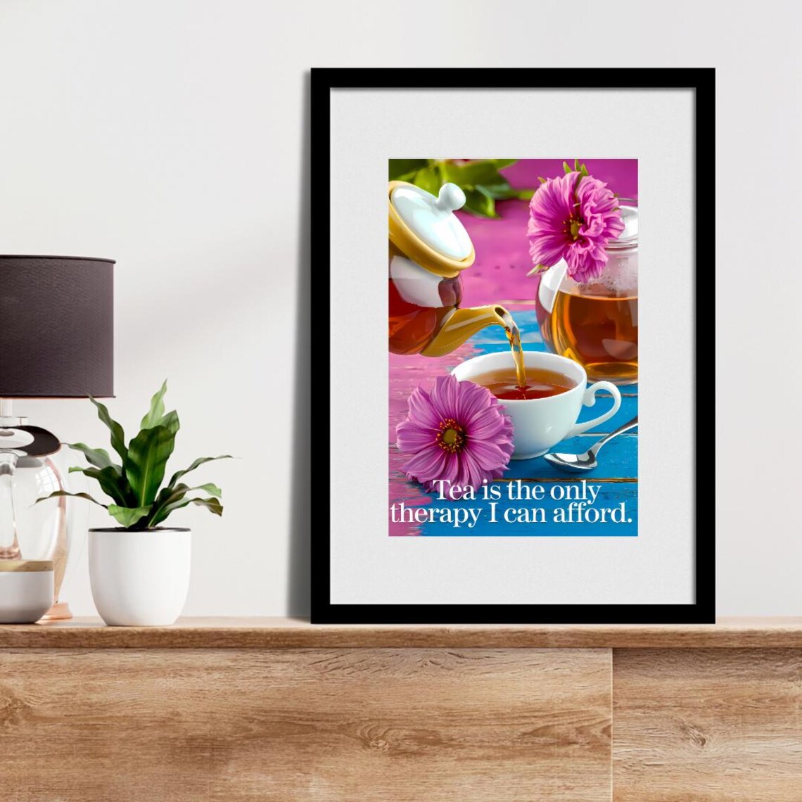 Tea Wall Art, Modern Tea Decor Poster - Image 5