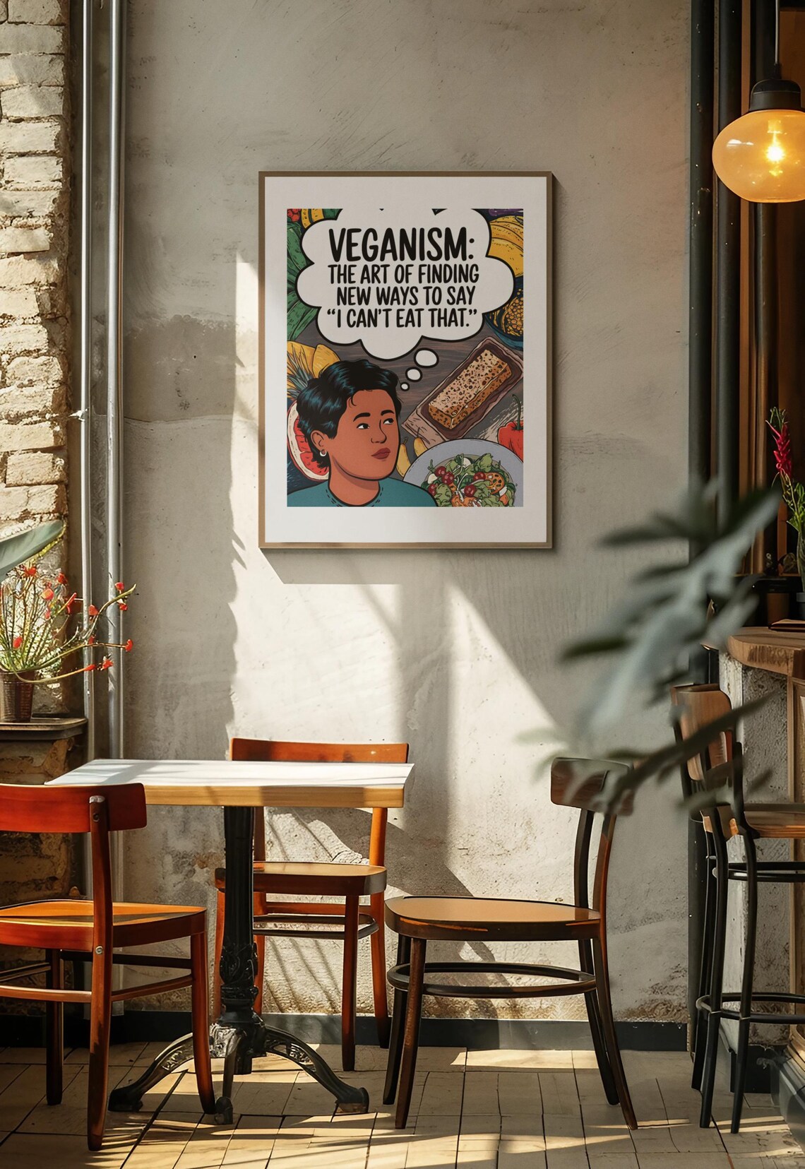 Vegan Art Print For Vegans Vegan Humor Poster Vegan Quotes For Vegan Vegan Wall Art Vegan Poster Funny Vegan Art - Image 4