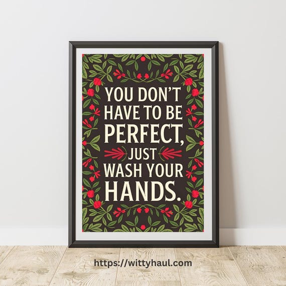 Funny Toilet Humor Bathroom Wall Decor Art Print