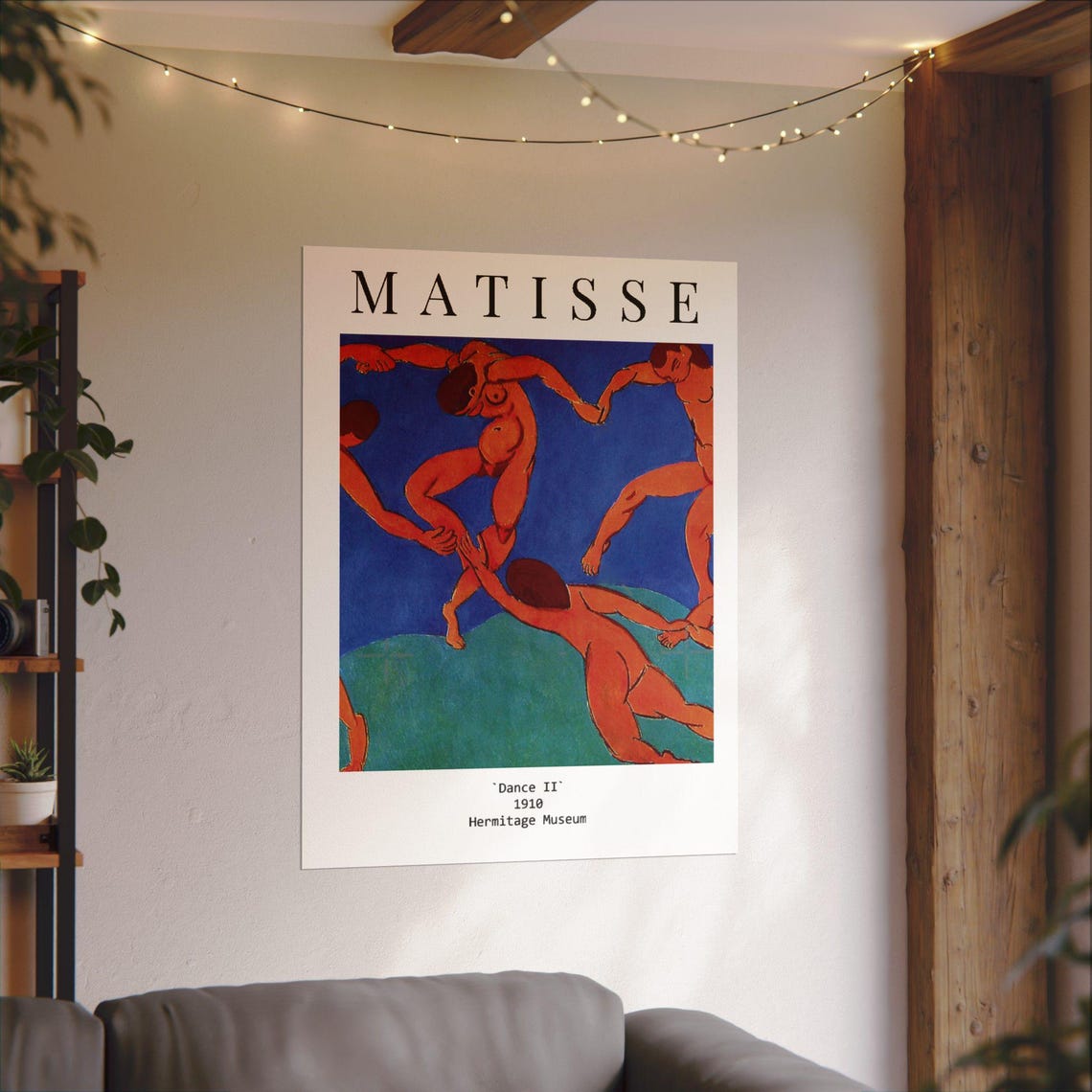 Henri Matisse Dance II 1910 Bold Red Figures Hermitage Museum Poster - Image 3