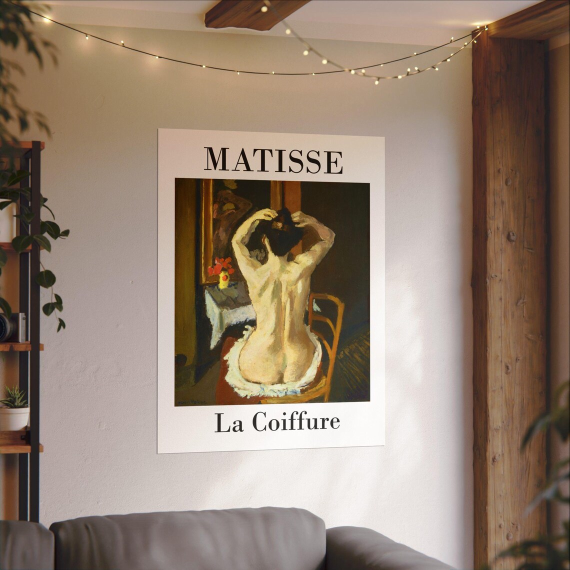 Henri Matisse La Coiffure Woman Arranging Hair Fauvist Poster - Image 3