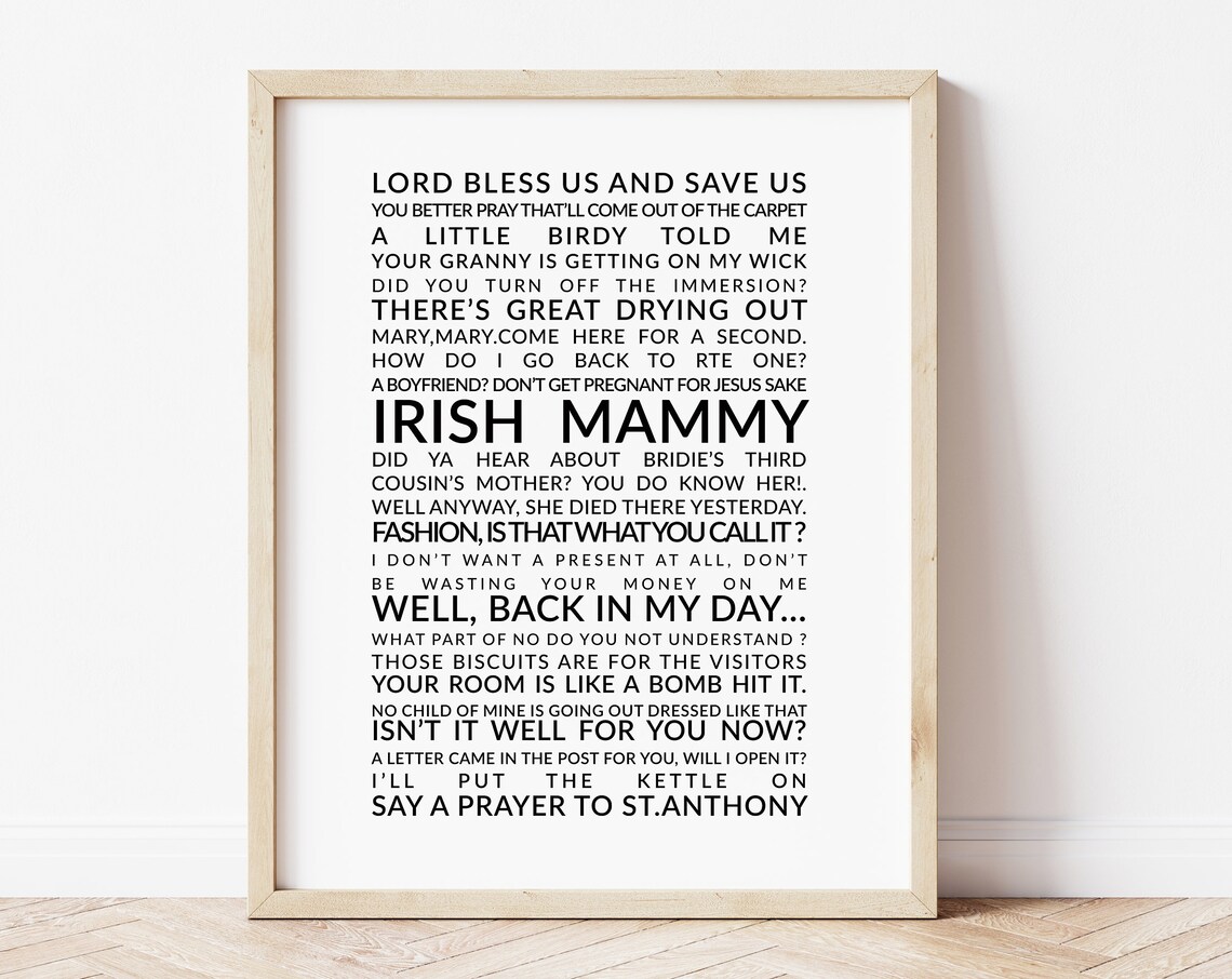 Irish Mammy St Patrick's Day Mother Gift Poster - Image 2