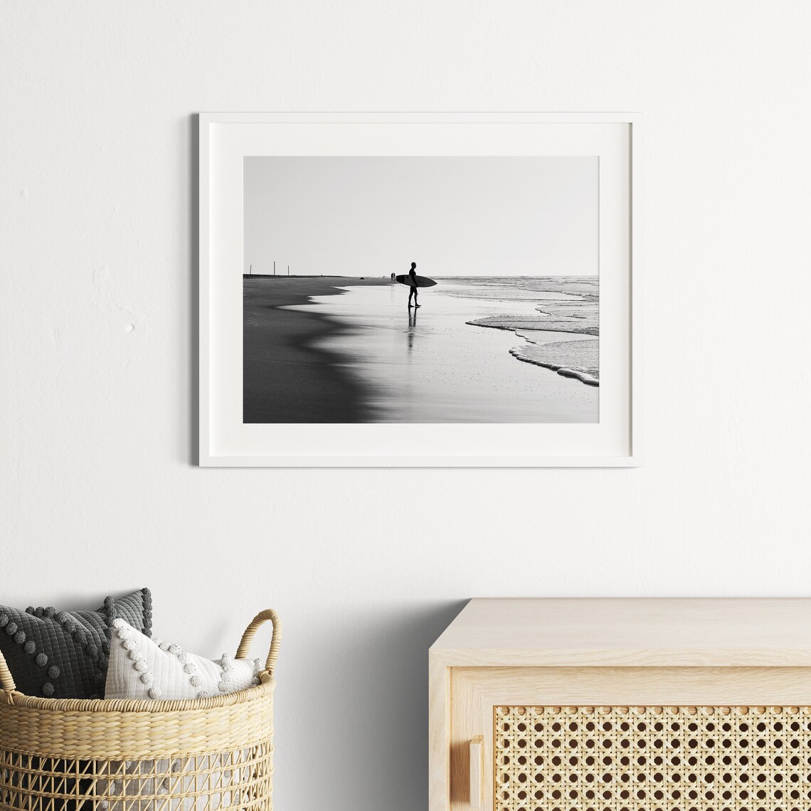Surfer Print, Summer Beach-Themed Wall Art - Image 2