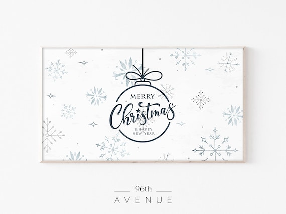 Christmas Holiday Art for TV, Wall Art Print