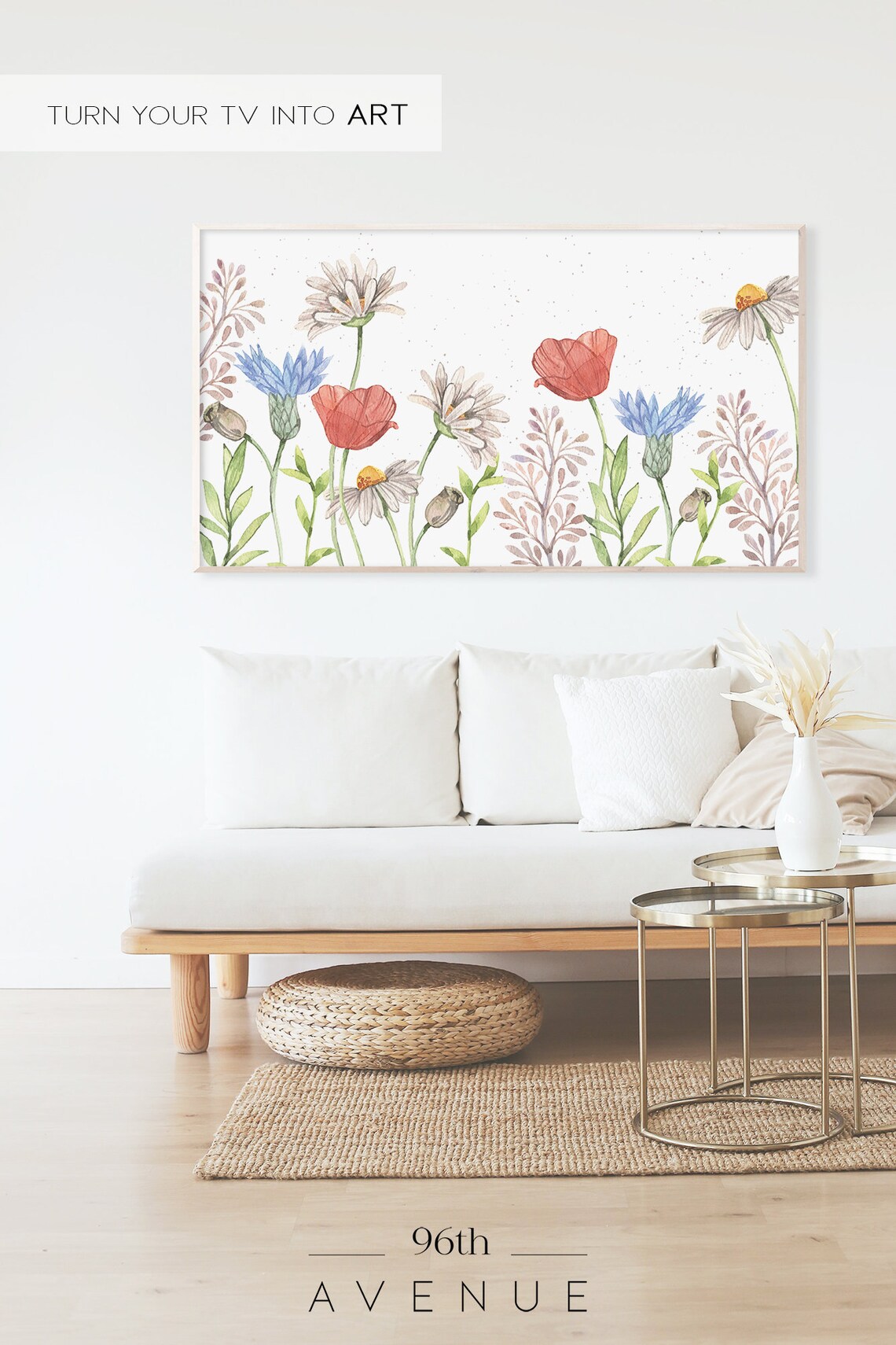 Spring Floral TV Art - Image 2
