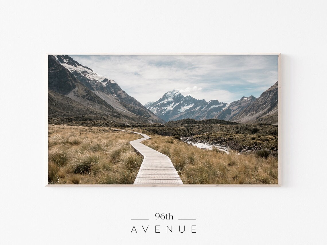 Mountain Landscape Art Print for Frame TV