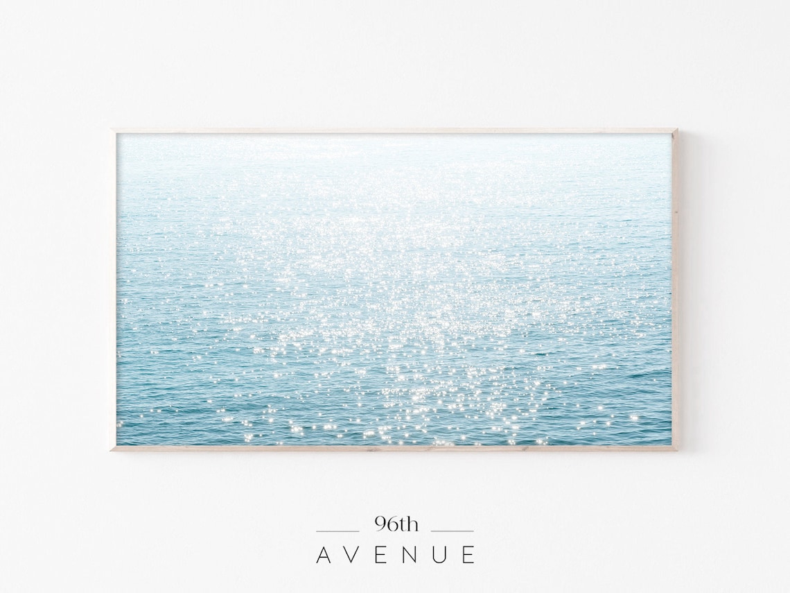 Ocean Water Smart TV Art Print