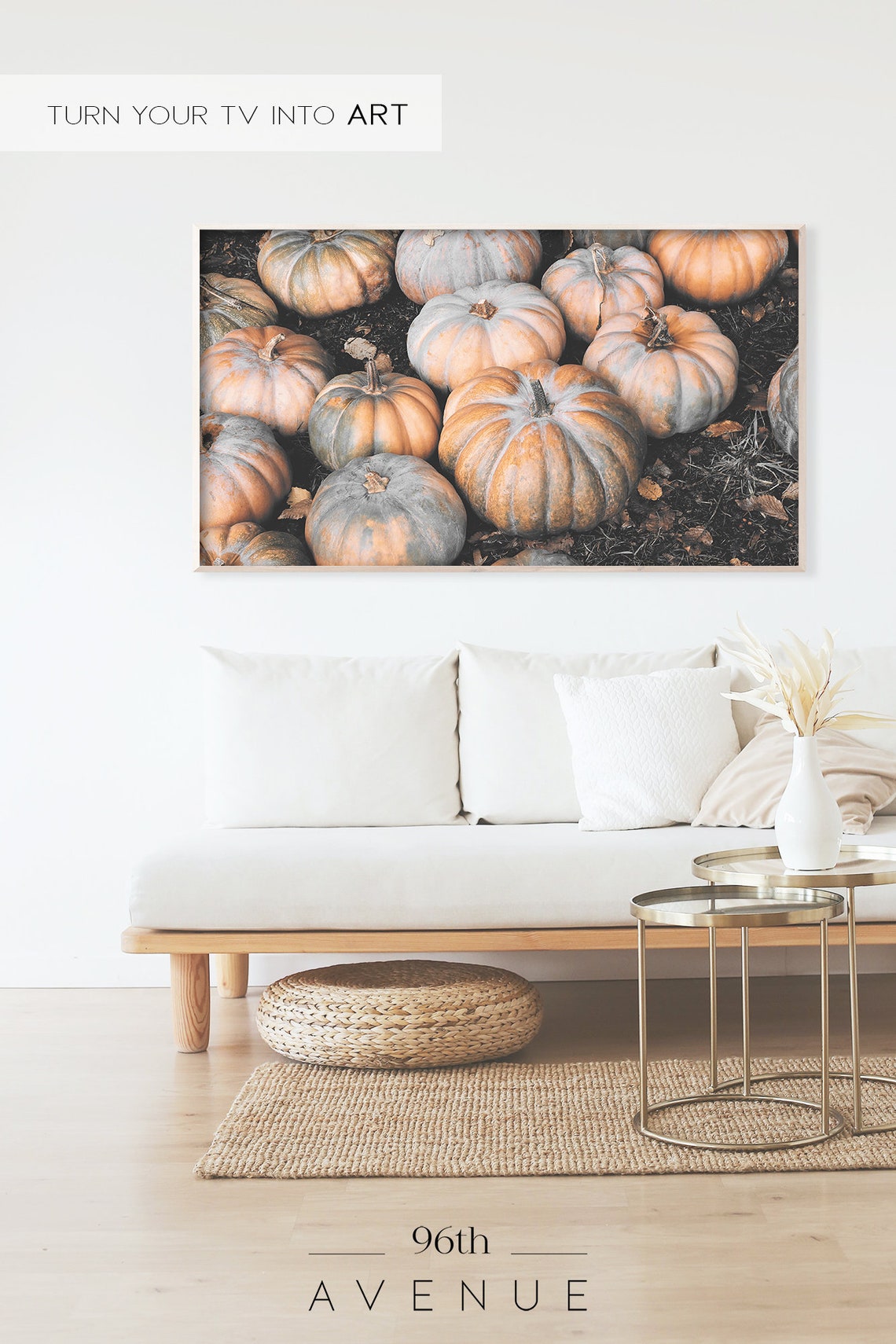 Pumpkins TV Art, Halloween Art Print - Image 2