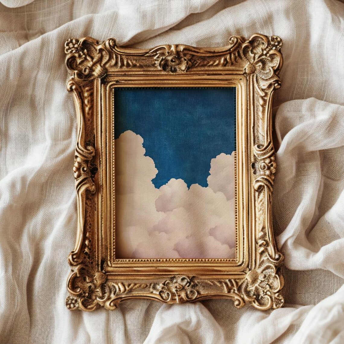Moody Night Sky Cloud Poster, Bedroom Decor - Image 3