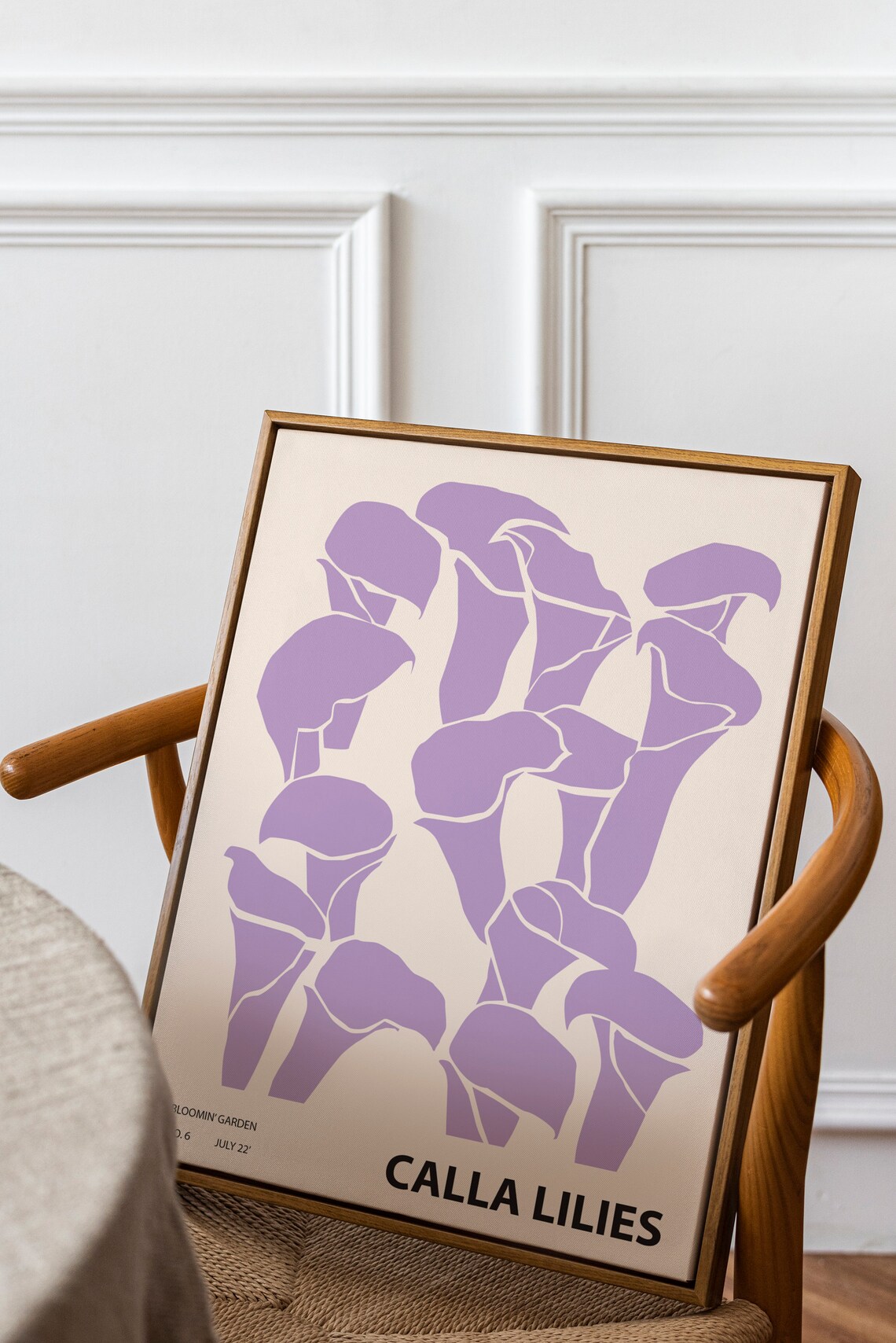 Calla Lilies 02 Abstract Botanical Art Print - Image 4