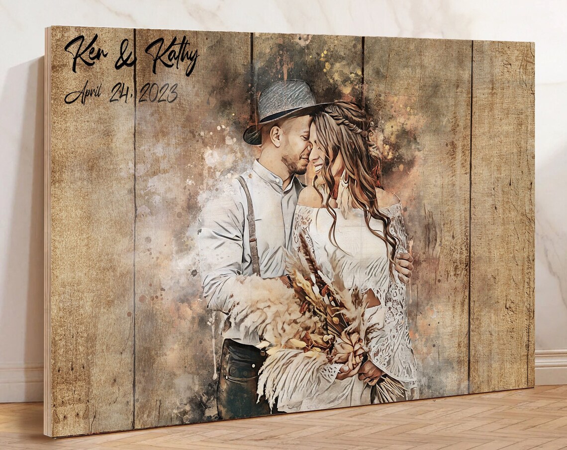 Personalized Wedding Gift For Couple, Table Decor
