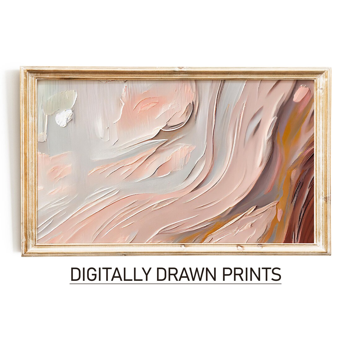 Spring Abstract Oil Painting, Abstract Art