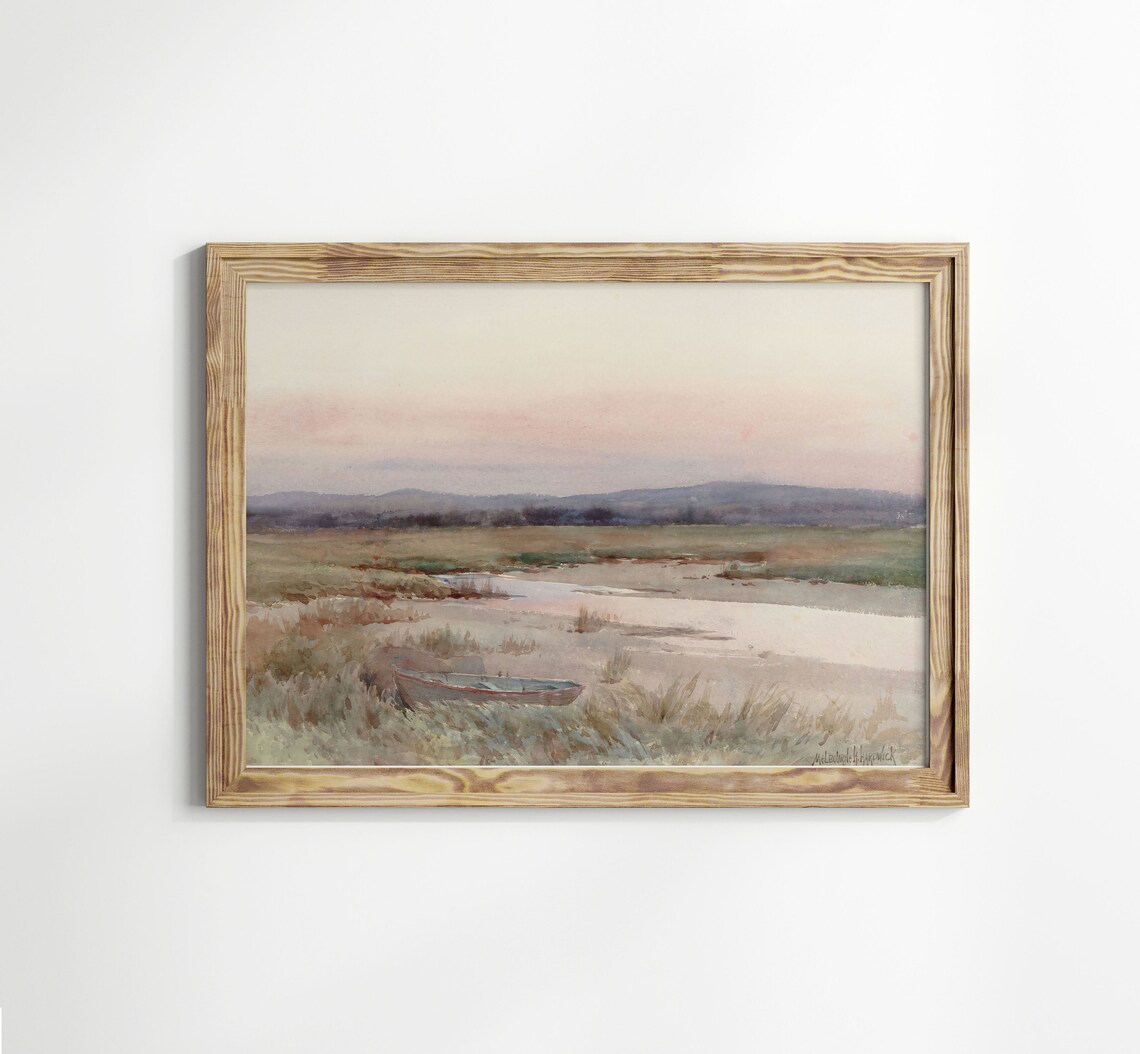 Muted Coastal Wall Print, Beach House Decor - Image 3