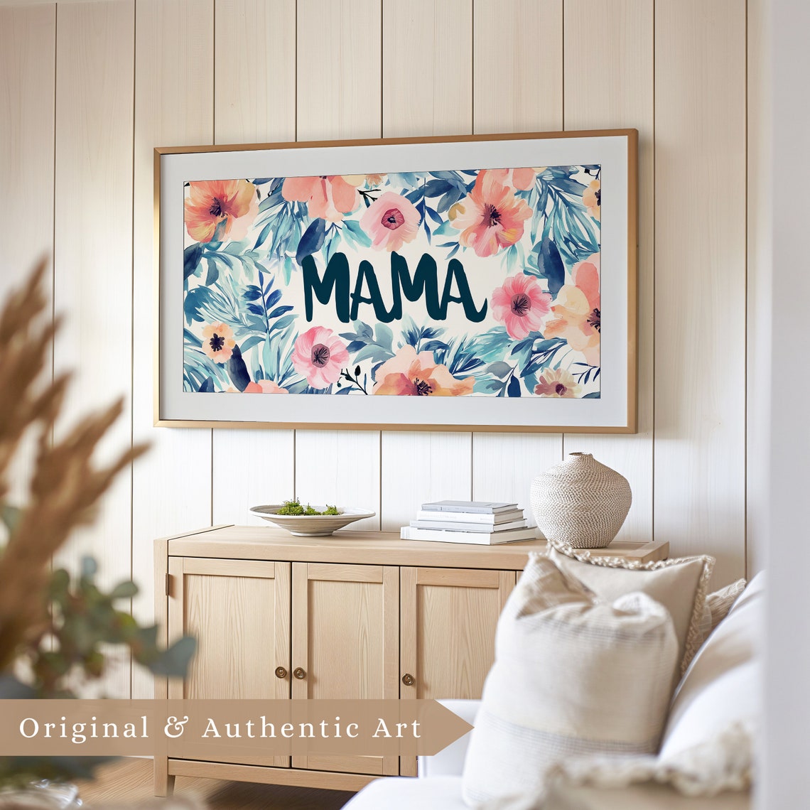 Colorful Mothers Day Frame Tv Art Instant Floral Mothers Day Watercolor Painting Happy Mothers Day Tv Screensaver - Image 4