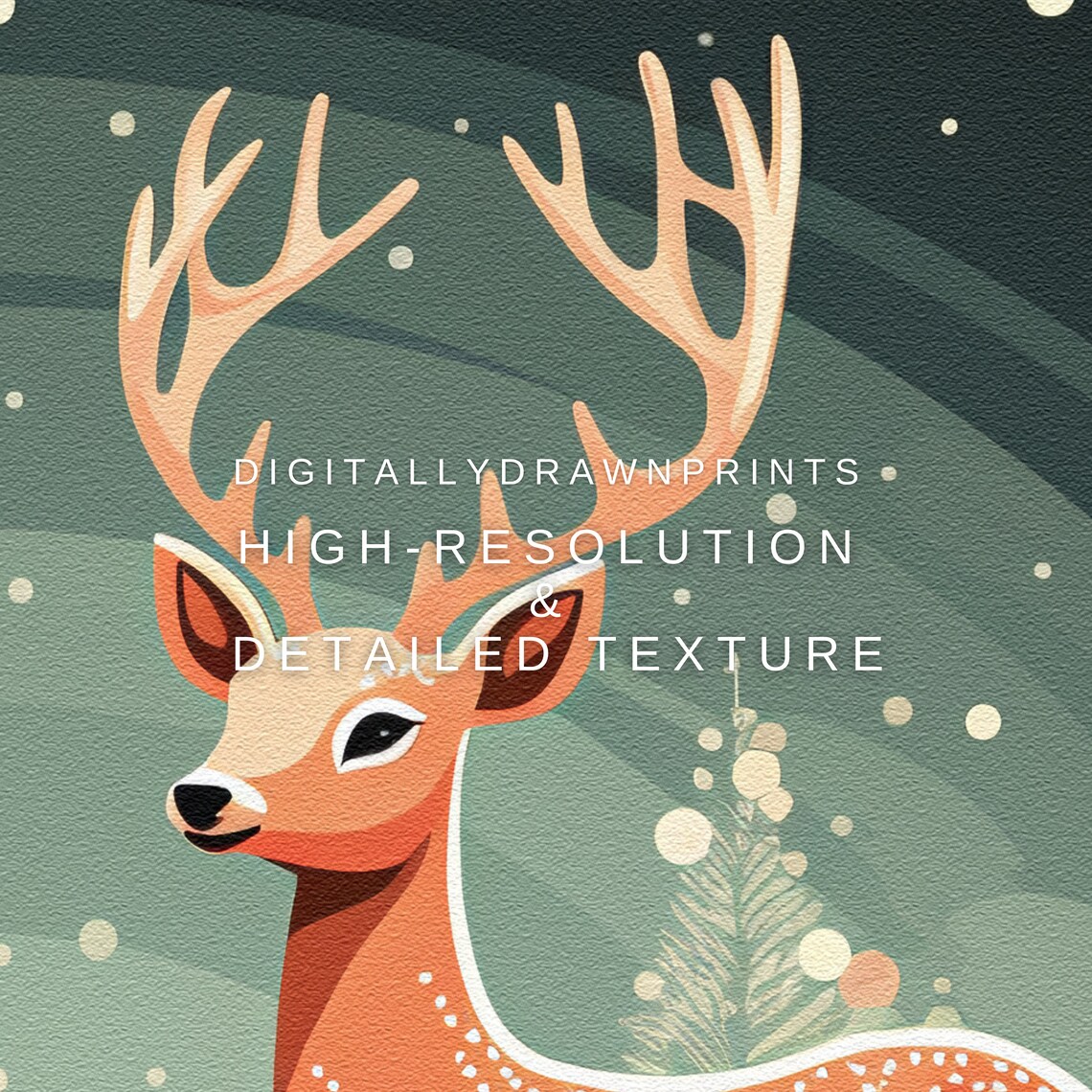 Christmas Landscape TV Frame Art, Winter Decor - Image 2