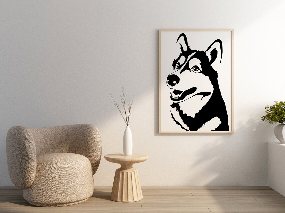 Hank French Bulldog Portrait with Name and Date July 8 2020 Poster - Image 2