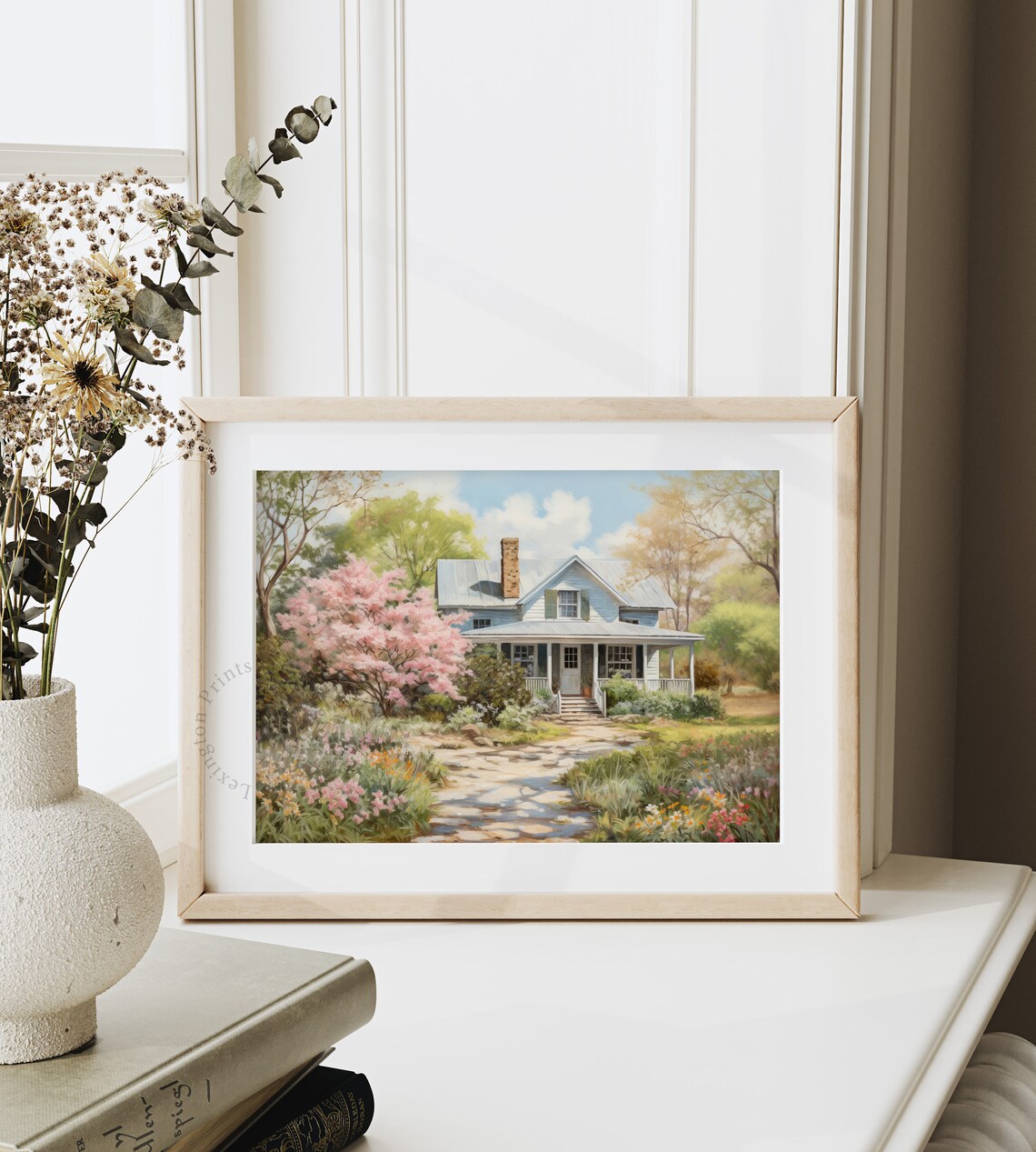 Spring Cottage Home Garden Bloom Vintage Farmhouse Porch Poster - Image 8