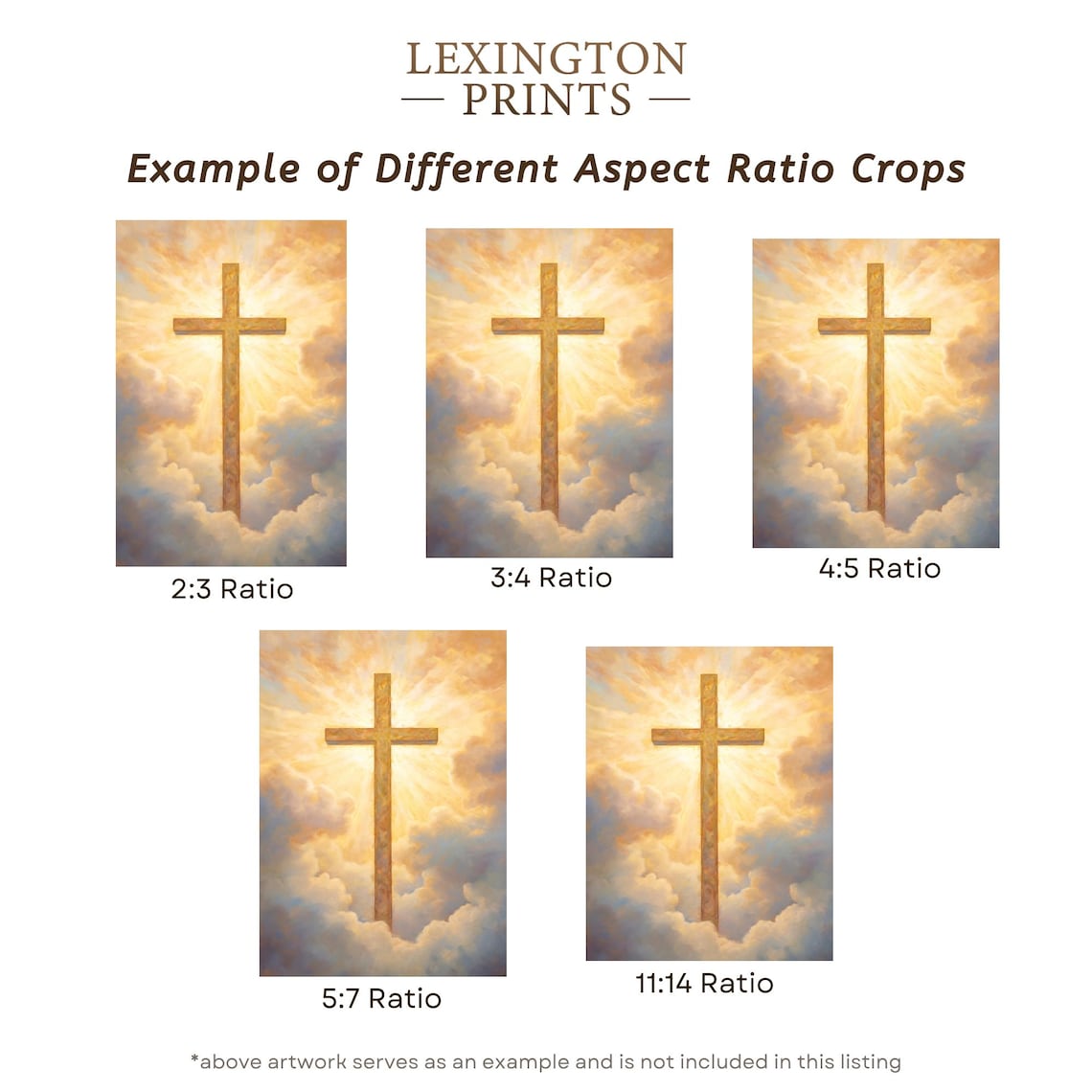 Three Crosses Calvary Hill Sunrise Easter Resurrection Christian Poster - Image 2