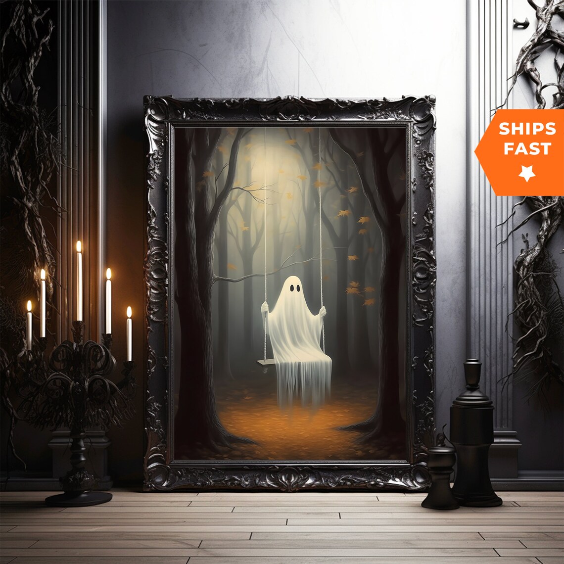 Ghost The - Retro Travel Poster