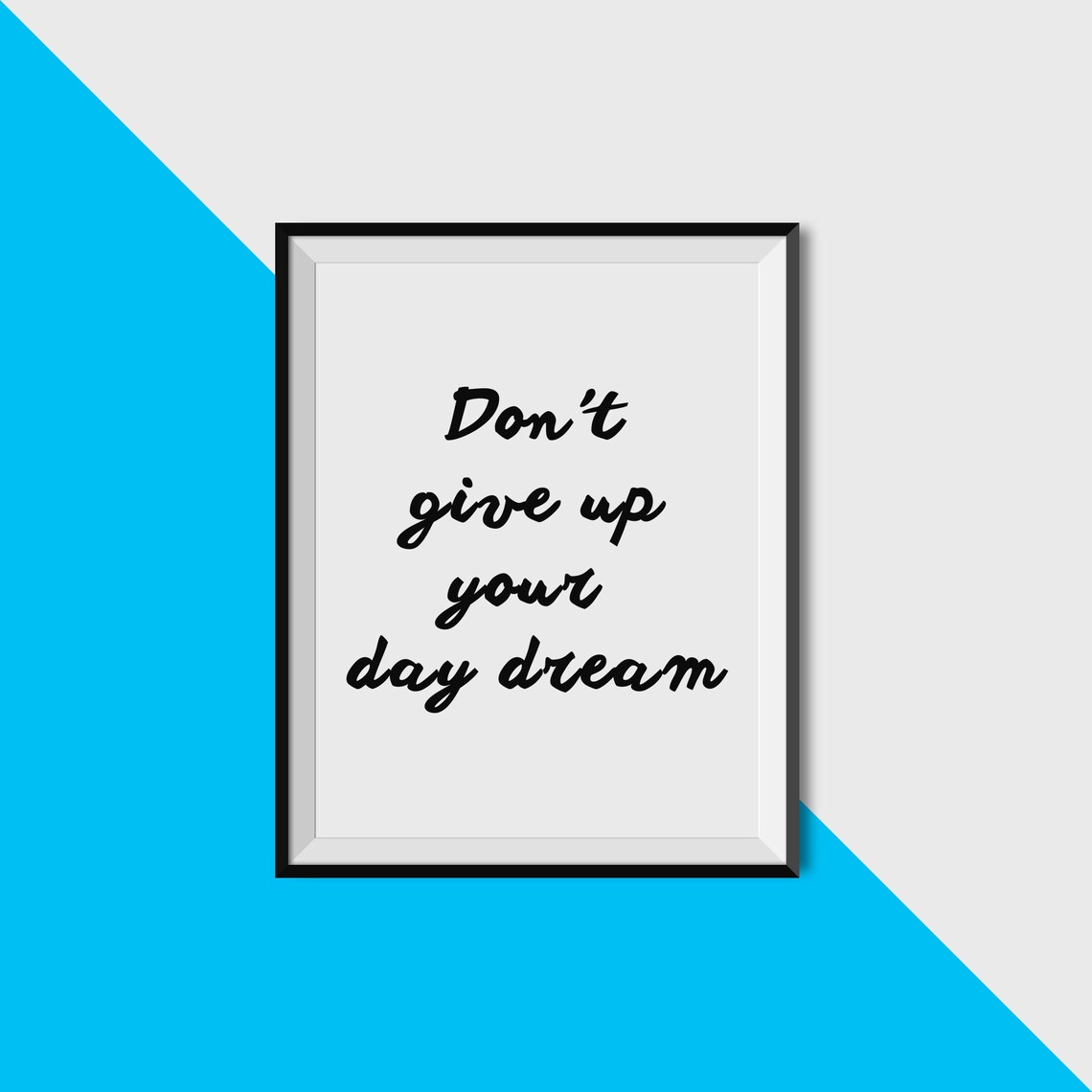 Get Shit Done Wall Print Dorm Room Decor Office Wall Art Dorm Wall Art Minimalist Print Typography Print Dorm Wall Prints Cute Prints - Image 2