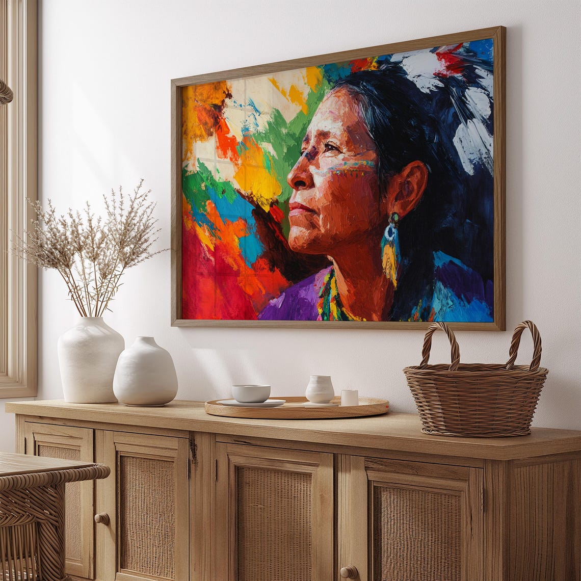 Mexican Wall Art Print, Gift For Her