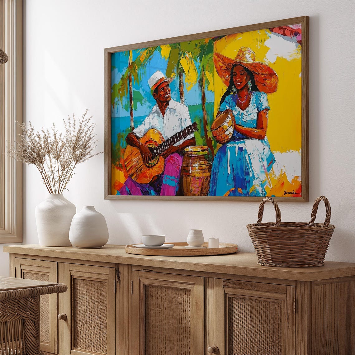 Mexican Wall Art Print, Gift For Her