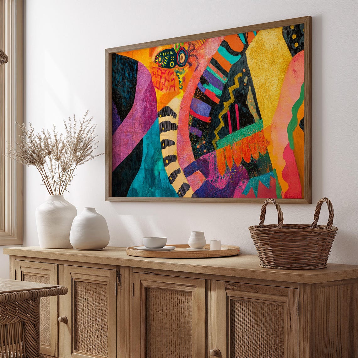 Mexican Wall Art Print, Gift For Her