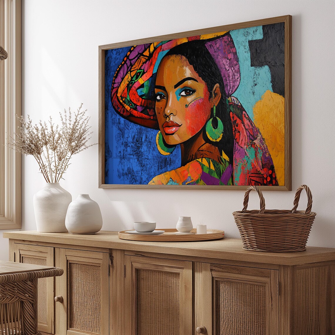 Mexican Art Print, Home Decor Gift for Her