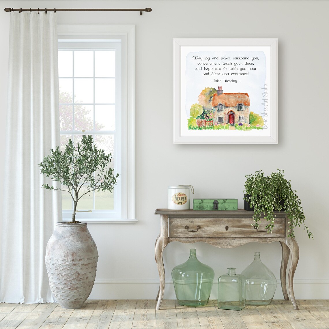 Irish Blessing Wall Art, Ireland Wedding Gift Poster - Image 2