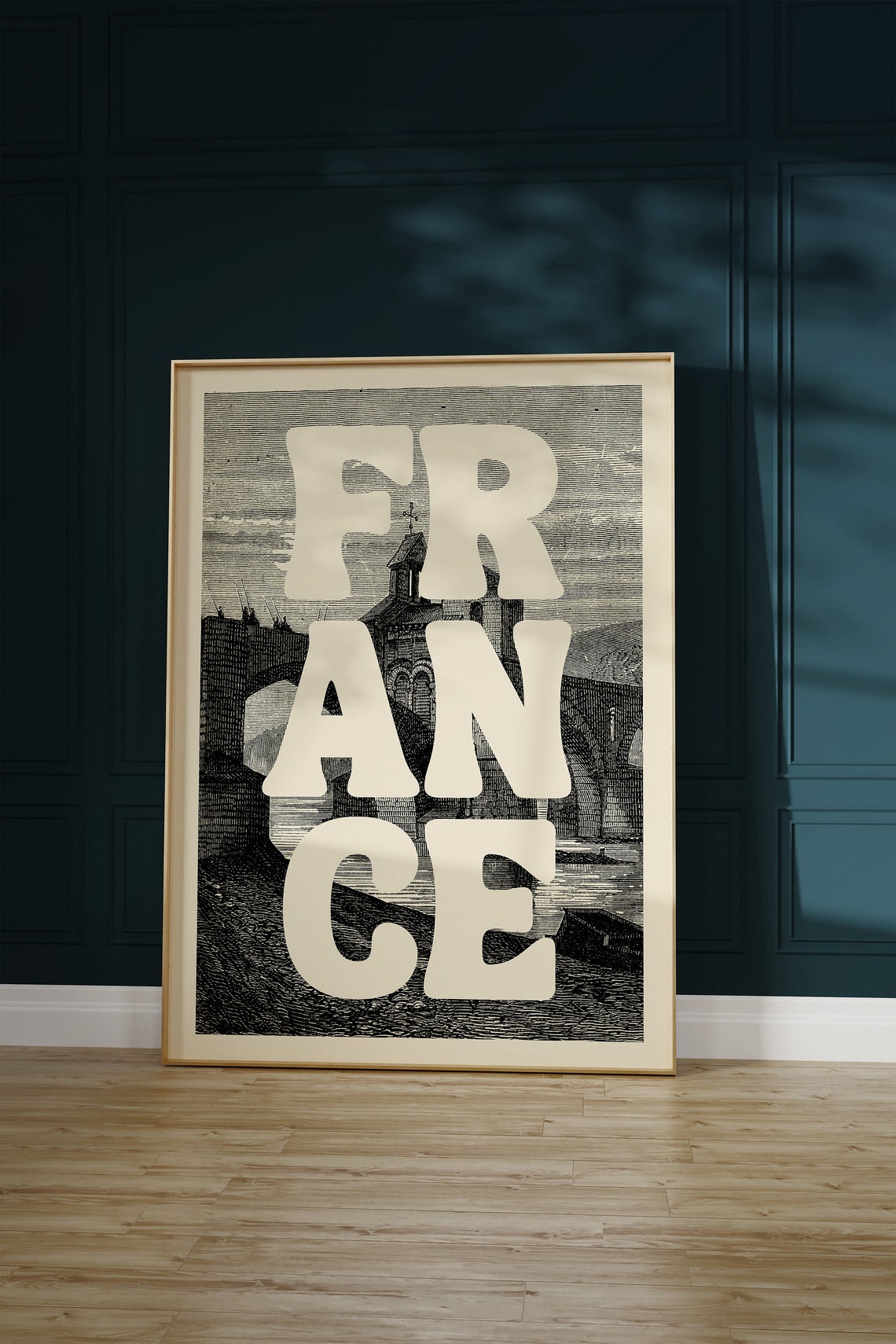 Vintage France Poster France Wall Art France Travel Poster France Poster France Art Print Vintage Wall Art 1 Print - Image 3