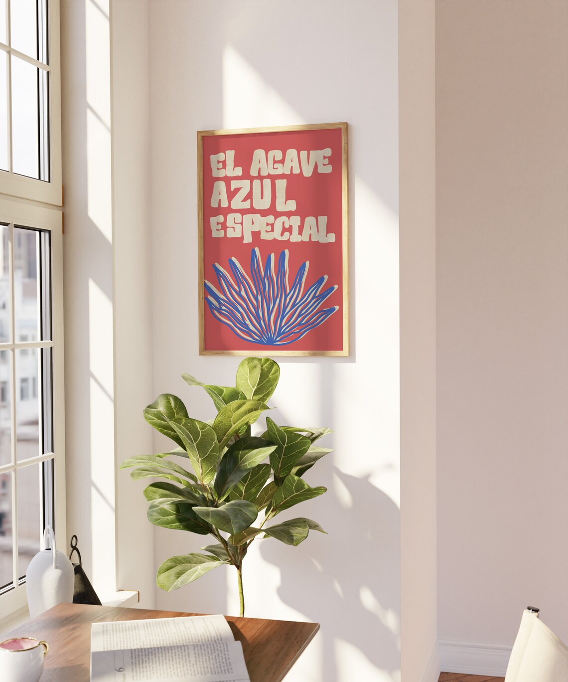 Vintage Agave Print, Mexican Bar Cart Art Print - Image 3