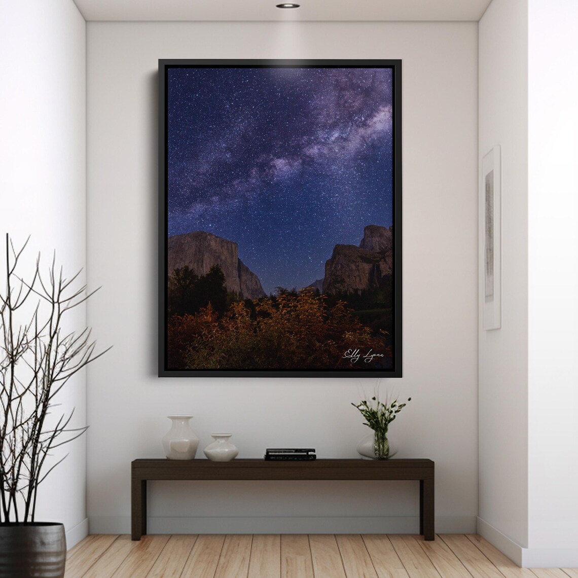 Yosemite Valley National Park, Modern Nature Art Poster