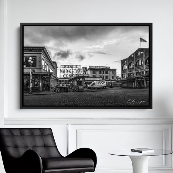 Pike Place Public Market Center, Urban Photography Print