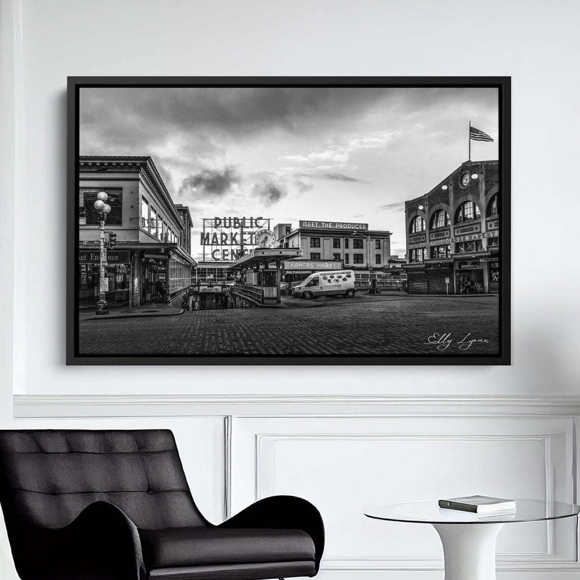 Pike Place Public Market Center, Urban Photography Print