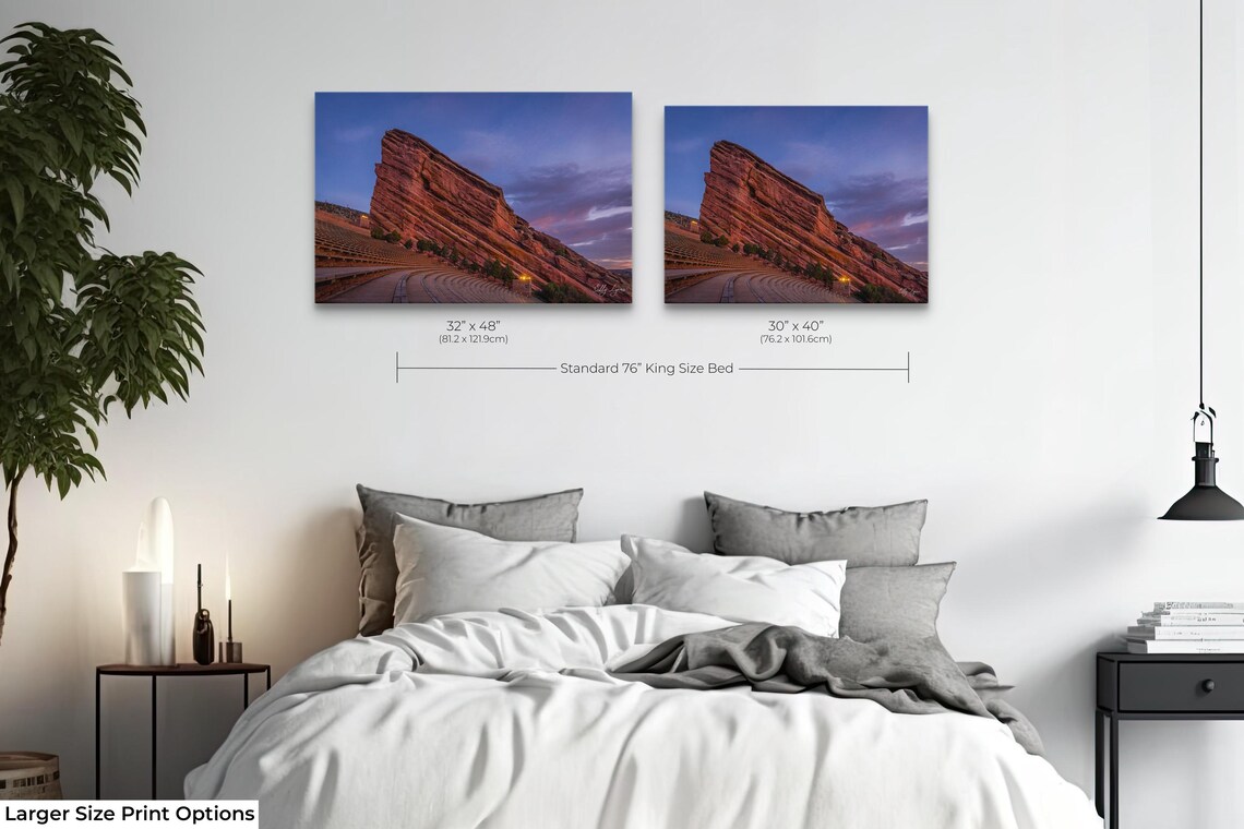 Colorado Red Rocks Amphitheatre Art Print, Harmony - Image 2