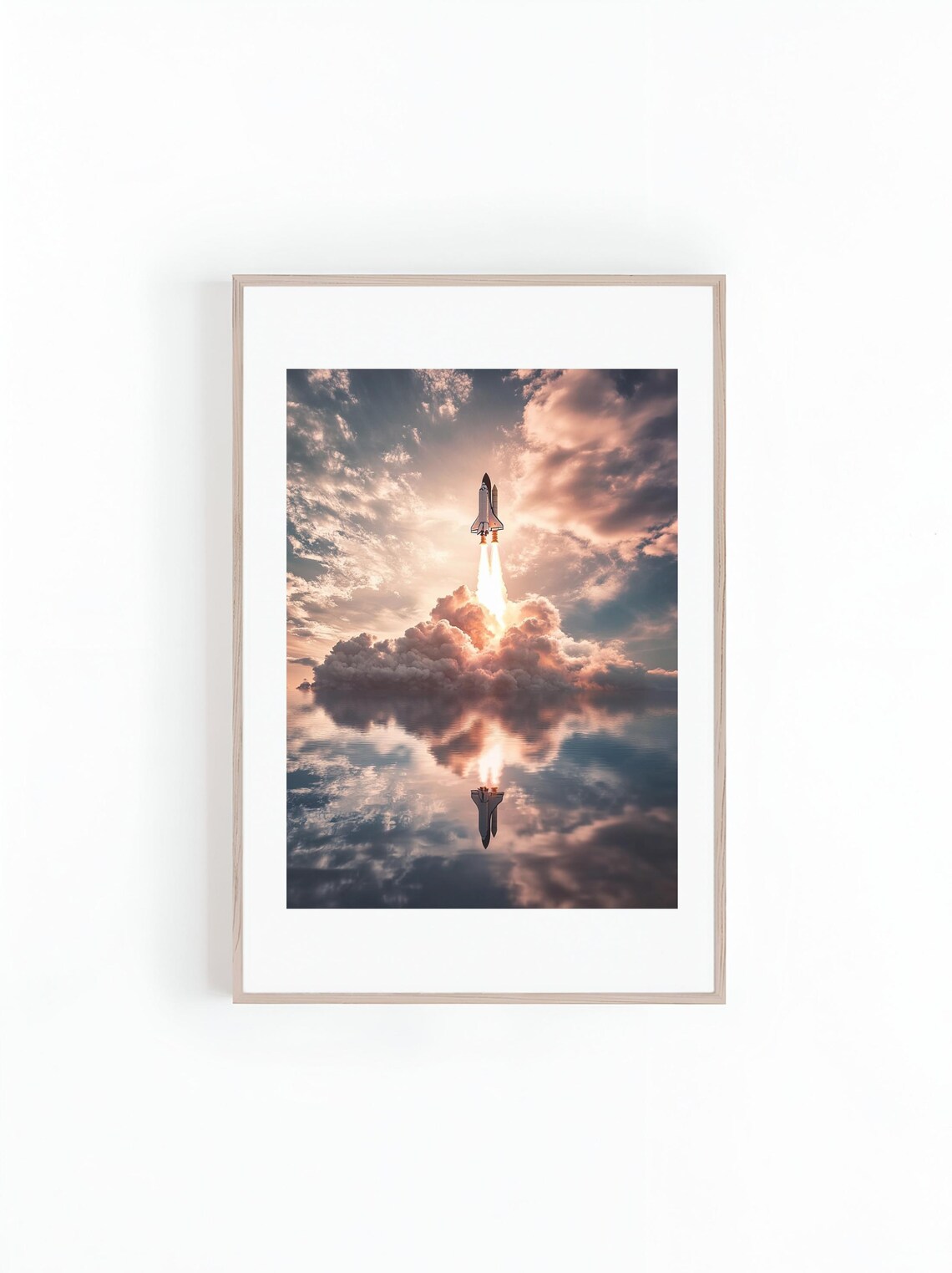 Space Shuttle Launch, NASA Space Photo Print