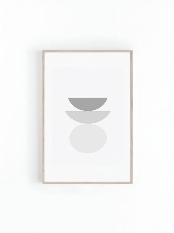 Geometric Line Drawing Minimalistic Print Minimalist Art For Homes Mid Century Minimalism Neutral Home Instant Print