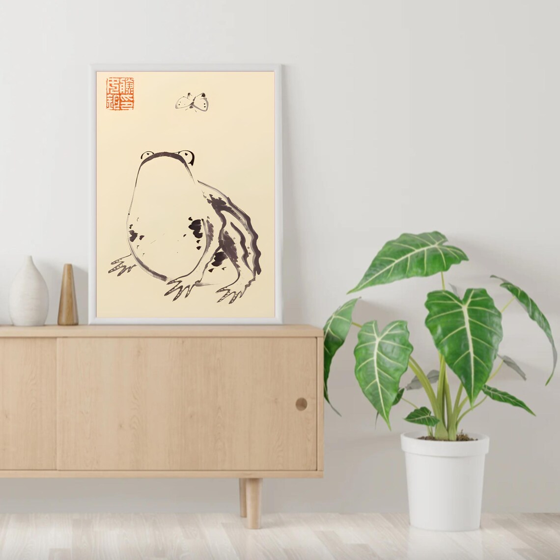 Frog Print, Matsumoto Hoji Vintage Animal Poster - Image 3